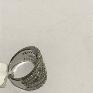 Rhinestone pinky ring